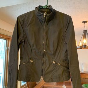 Laundry by Shelli Segal black windbreaker